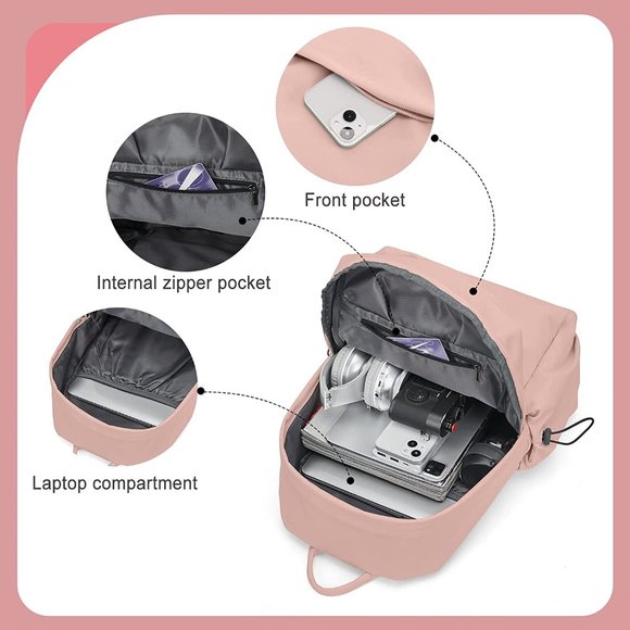 Small Travel Backpack Rucksack Casual Daypack For Women